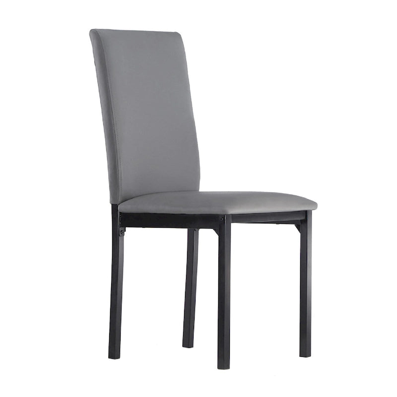 Metal Upholstered Dining Chair (Set of 2)