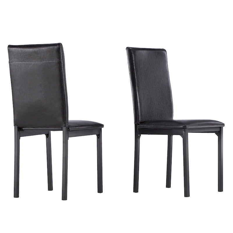 Metal Upholstered Dining Chair (Set of 2)