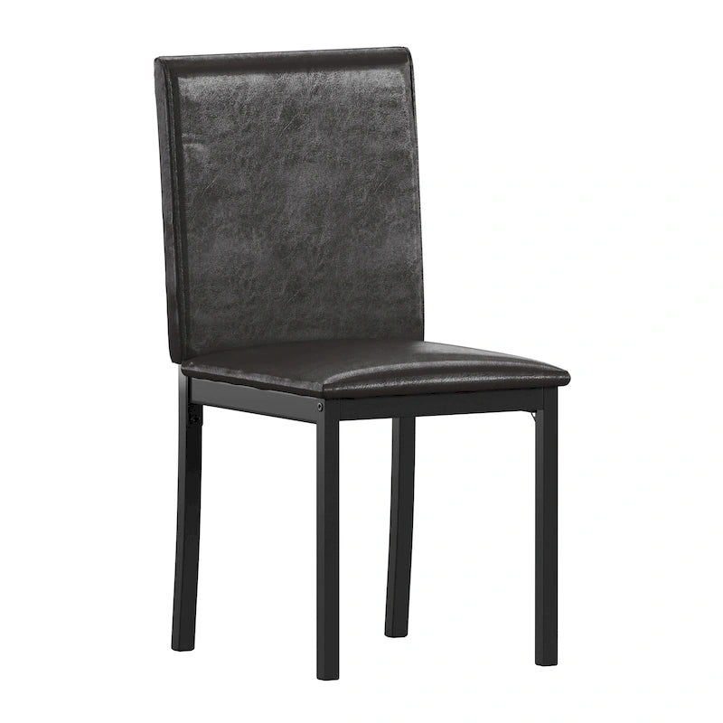 Metal Upholstered Dining Chair (Set of 2)