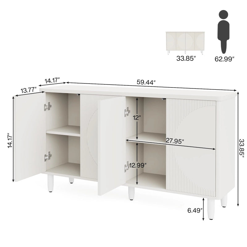 Modern Buffet Cabinet Sideboard with Storage