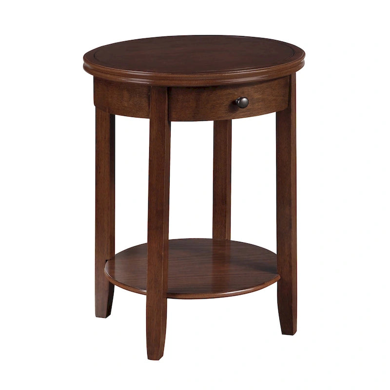 1 Drawer End Table with Shelf