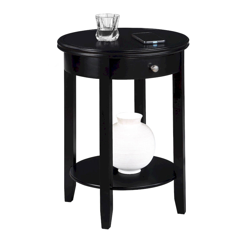 1 Drawer End Table with Shelf