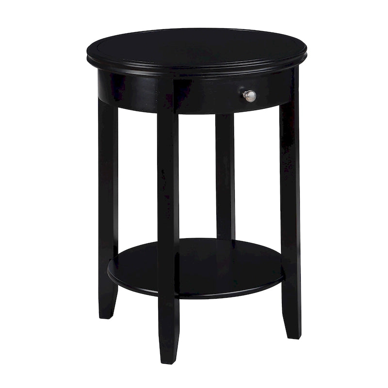1 Drawer End Table with Shelf
