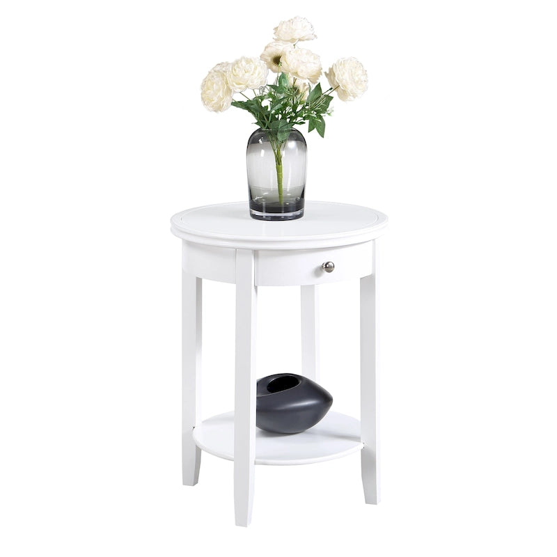 1 Drawer End Table with Shelf