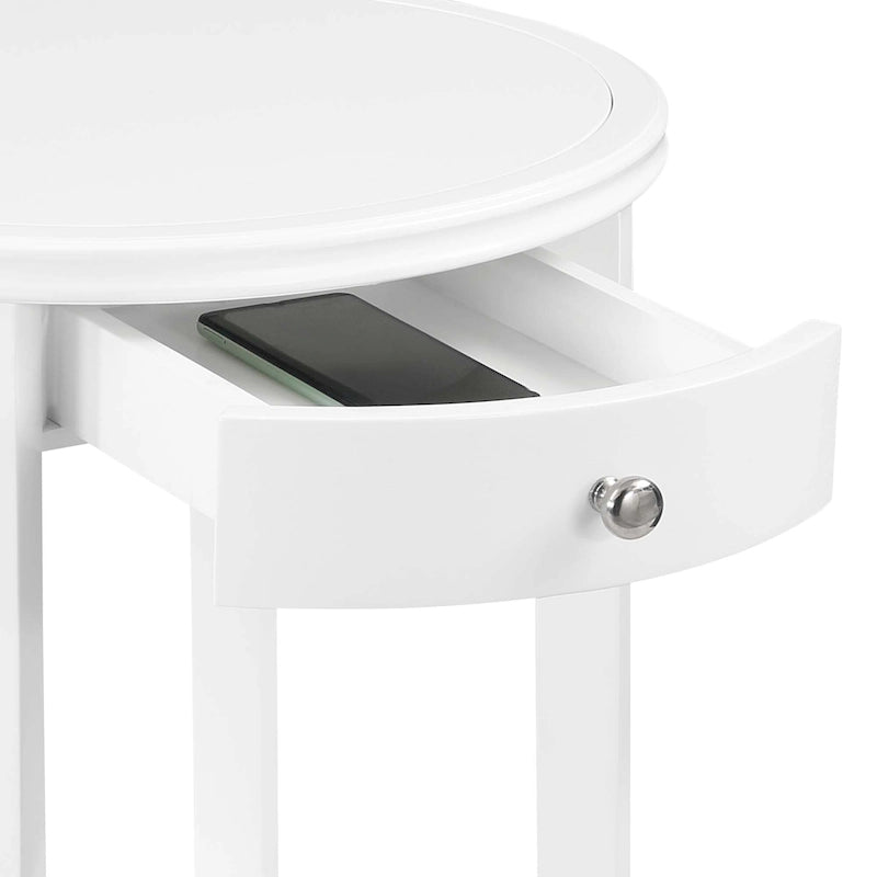1 Drawer End Table with Shelf