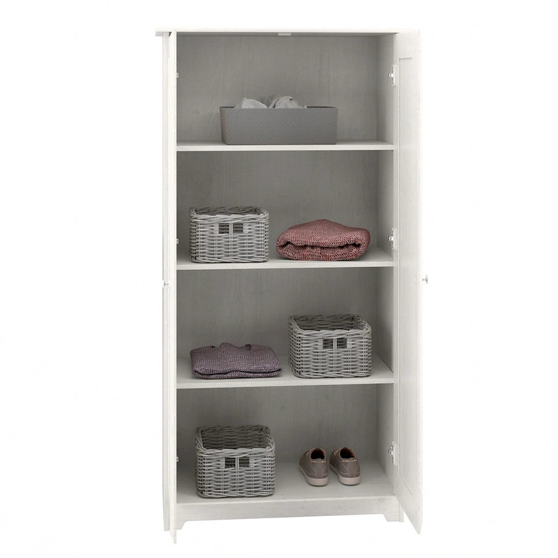 Tall Storage Cabinet with Doors - 31.38L x 16.30W x 61.14H