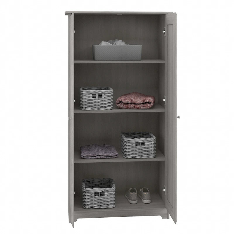 Tall Storage Cabinet with Doors - 31.38L x 16.30W x 61.14H
