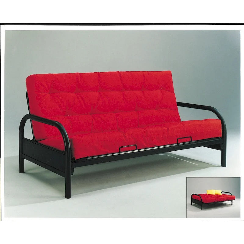 Nastavitelný rám pro futon, černý kov