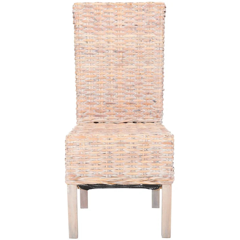 Natural Wicker Dining Chair (Set of 2) - 19 W x 22 D x 41 H