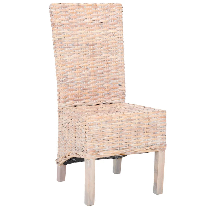 Natural Wicker Dining Chair (Set of 2) - 19 W x 22 D x 41 H