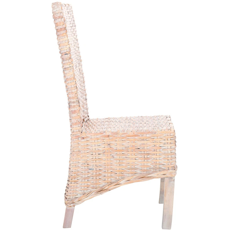 Natural Wicker Dining Chair (Set of 2) - 19 W x 22 D x 41 H