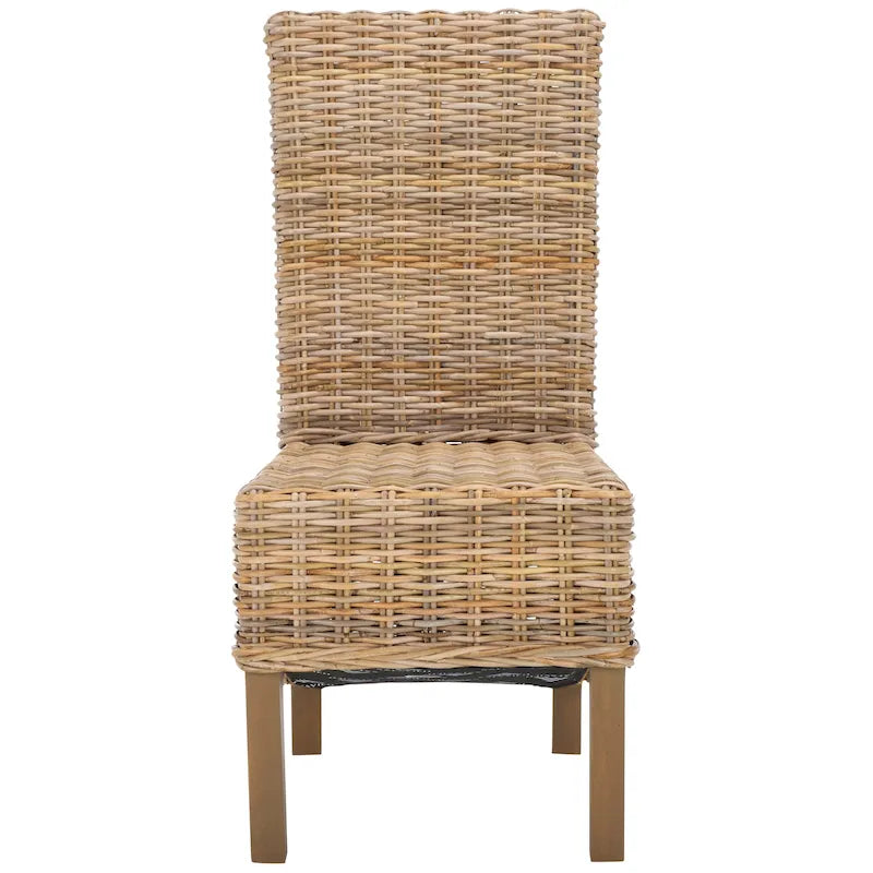 Natural Wicker Dining Chair (Set of 2) - 19 W x 22 D x 41 H