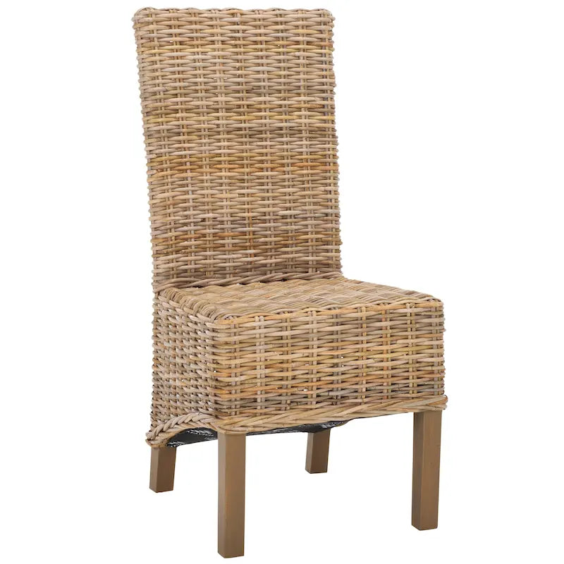 Natural Wicker Dining Chair (Set of 2) - 19 W x 22 D x 41 H