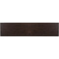 Tavolo consolle / tavolo da divano con cassetti contenitori e ripiano inferiore - 63L x 14W x 30H